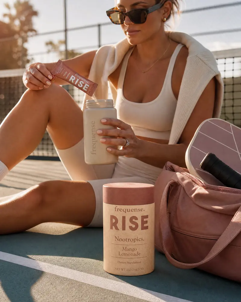 Courtside with frequense RISE.