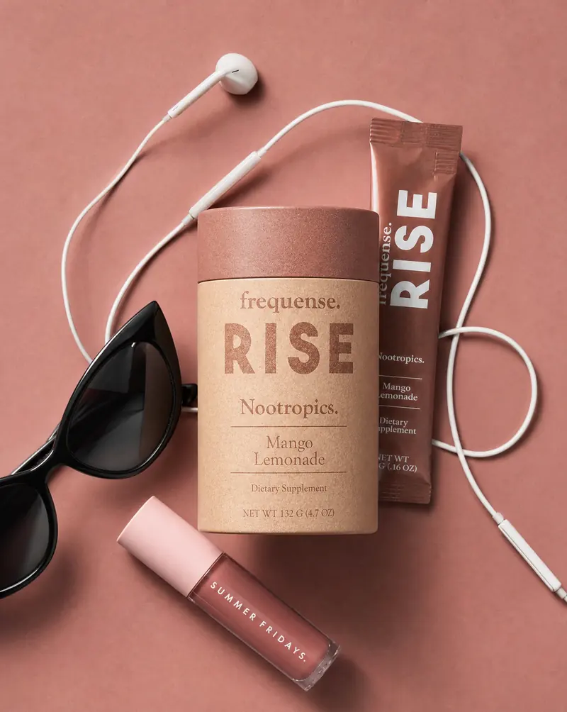 frequense RISE flat lay